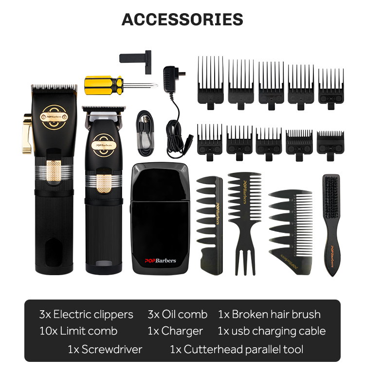Hair Clipper Professional POP Barbers Clipper Set