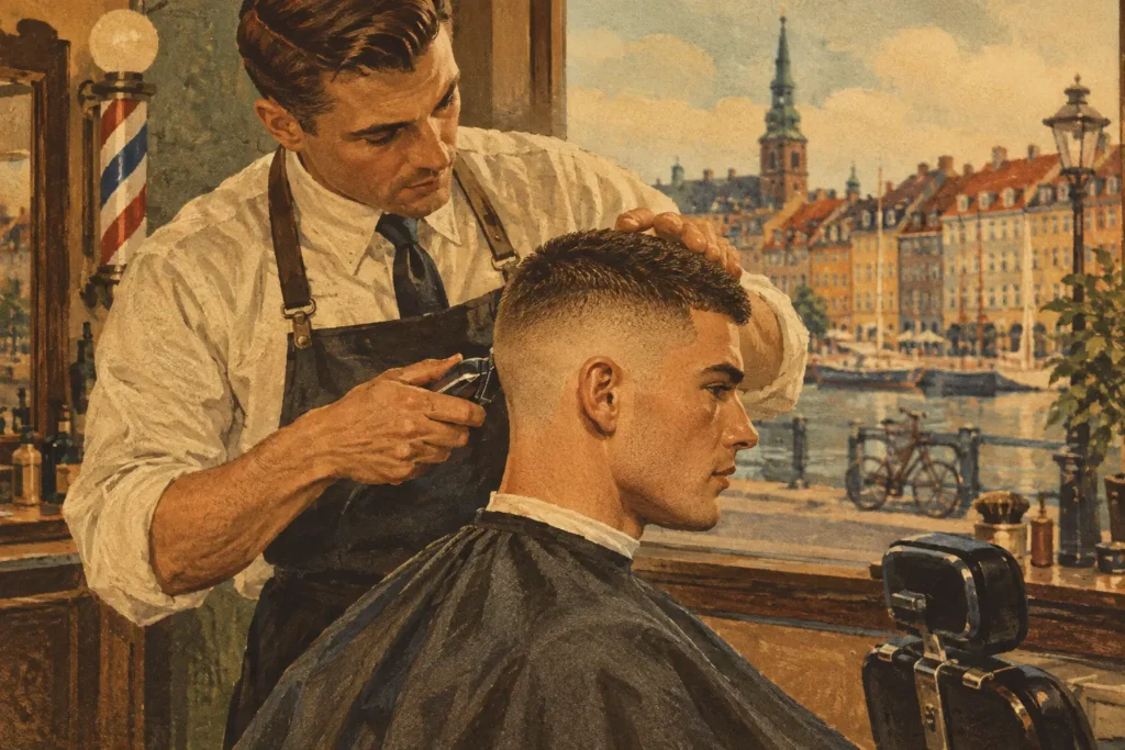 Bald fade klipning i København der sidder skarpt